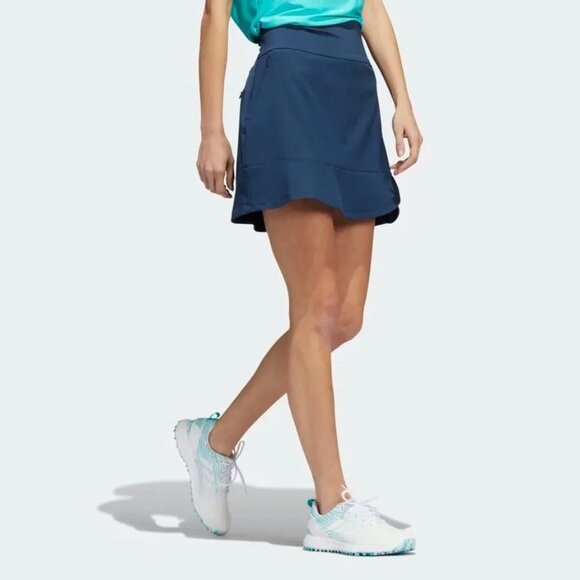 adidas Dresses & Skirts - Adidas Frill Skort Golf and Tennis Skirt  Navy Blue Size XL